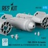 RESKIT RS72-0565 FAB-250 М-54 bombs (4 pcs) (MiG-21/23/27/29, Su-7/17/20/22/24/25/27/30/ YAK-130) (3D Printed) (1/72)